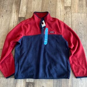 Men’s Lands End Fleece pullover- Large
